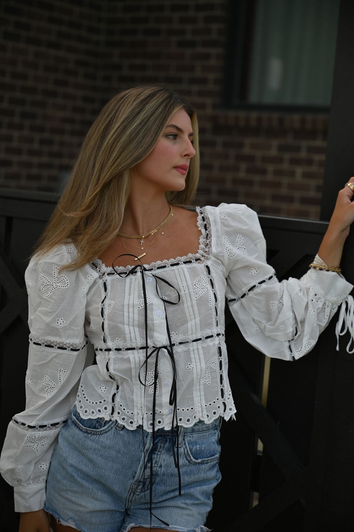 Black Lace Top