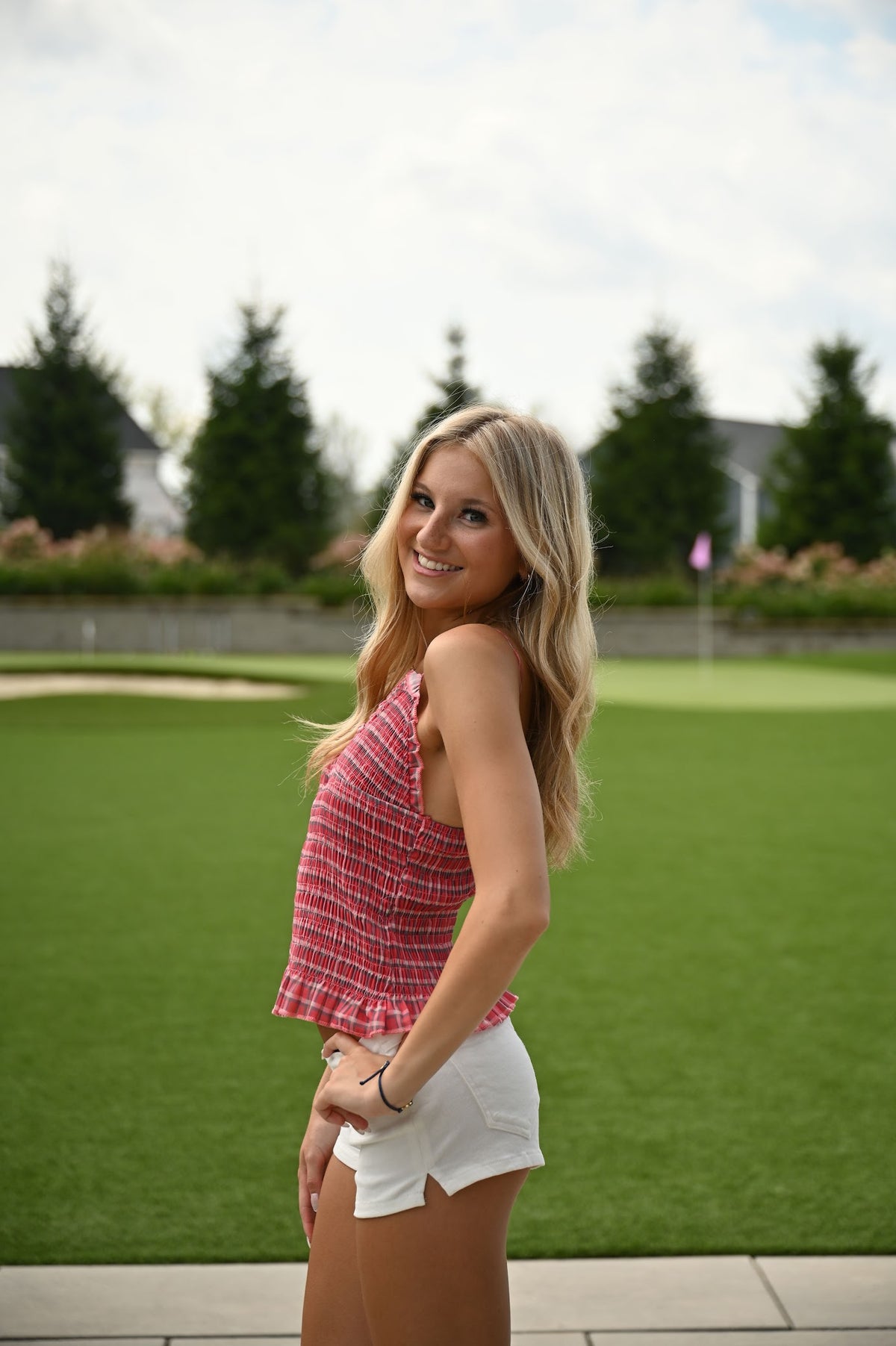 Cherry Top - Plaid