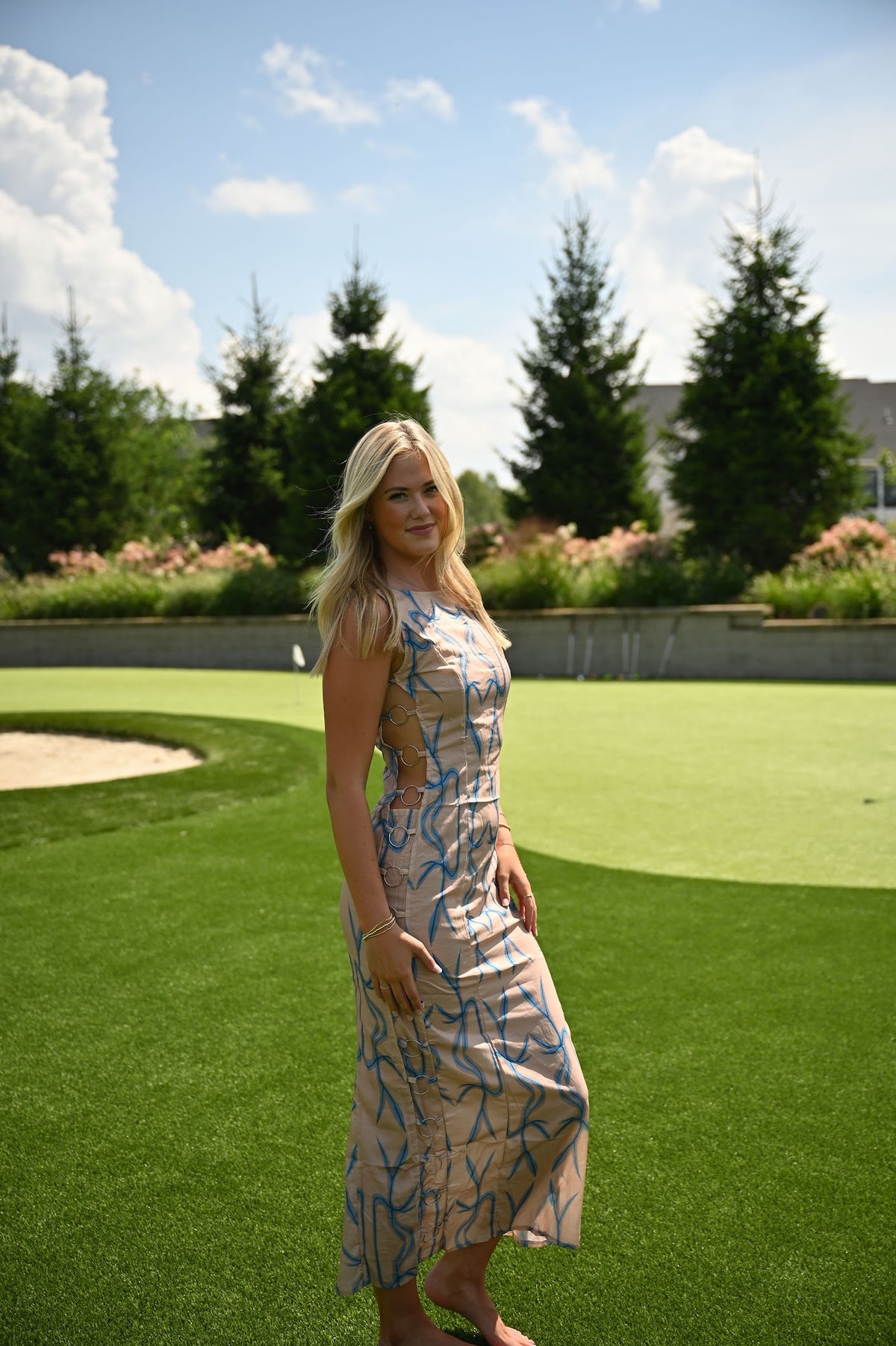 Hoop Dress - Orange