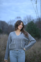 Barcelona Sweater- Grey