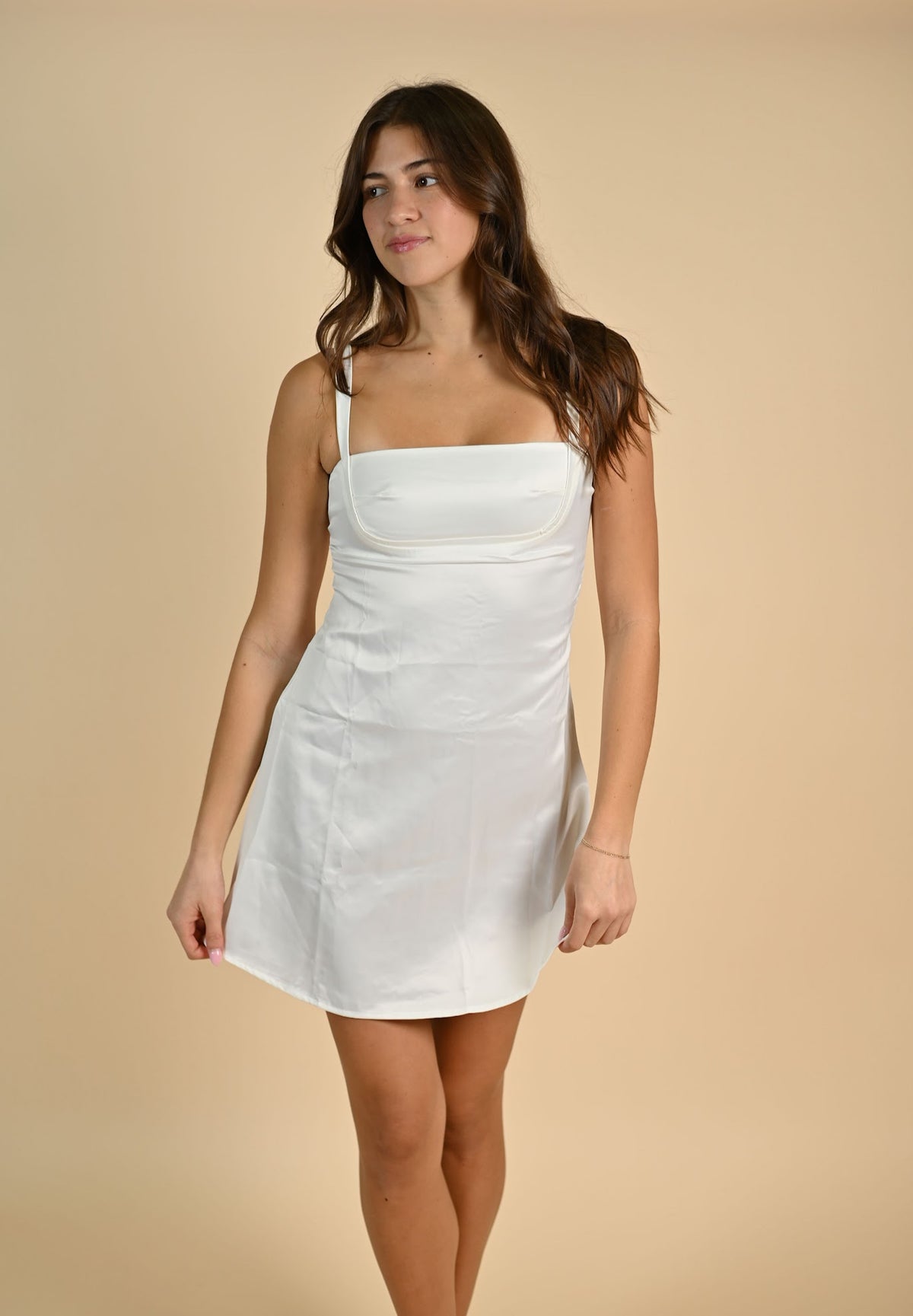 Kara Mini Dress - White