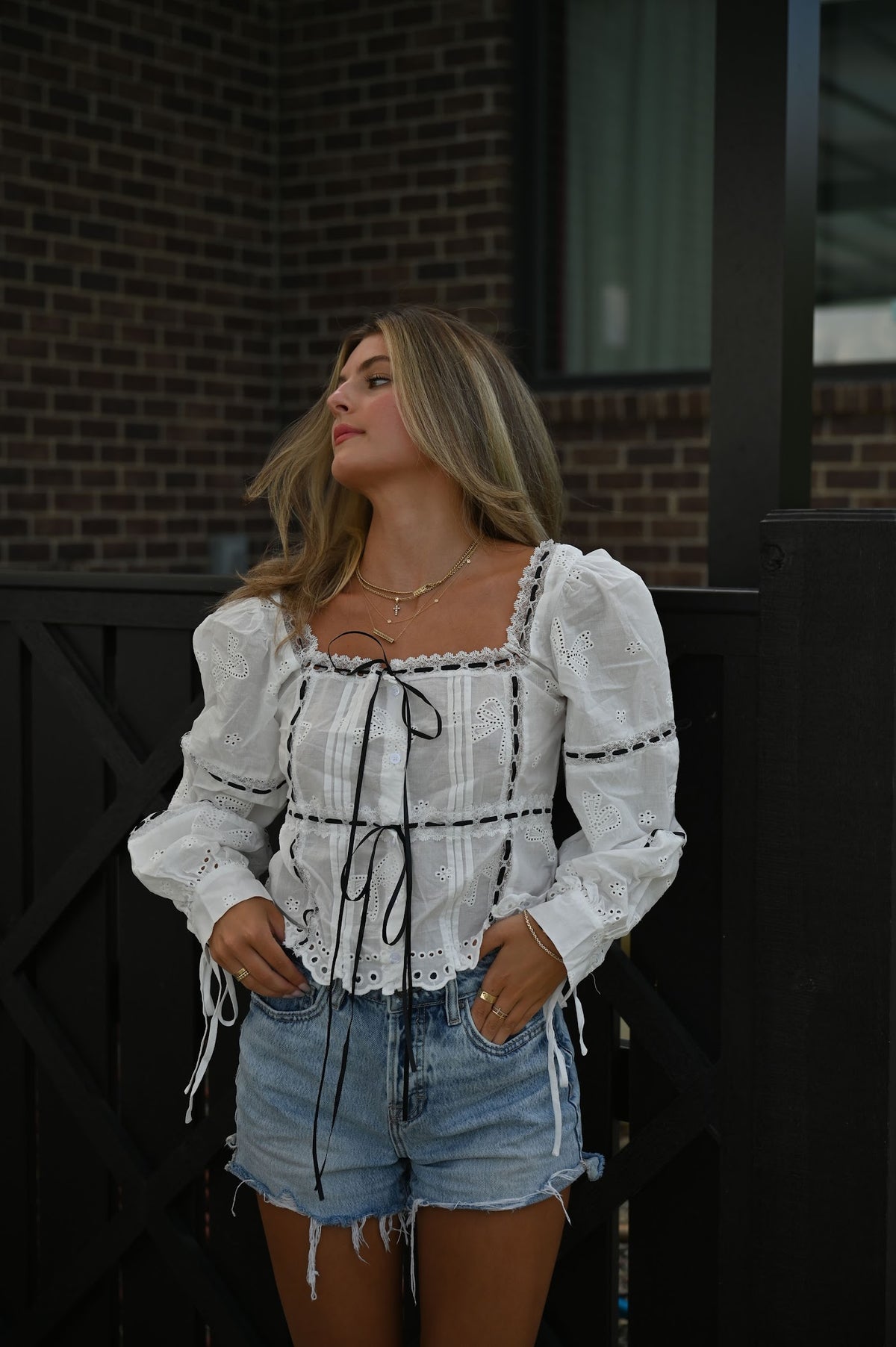 Black Lace Top