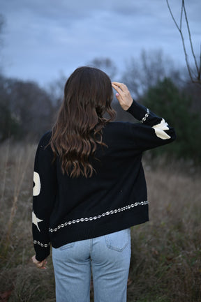 Sun + Moon Sweater - Black