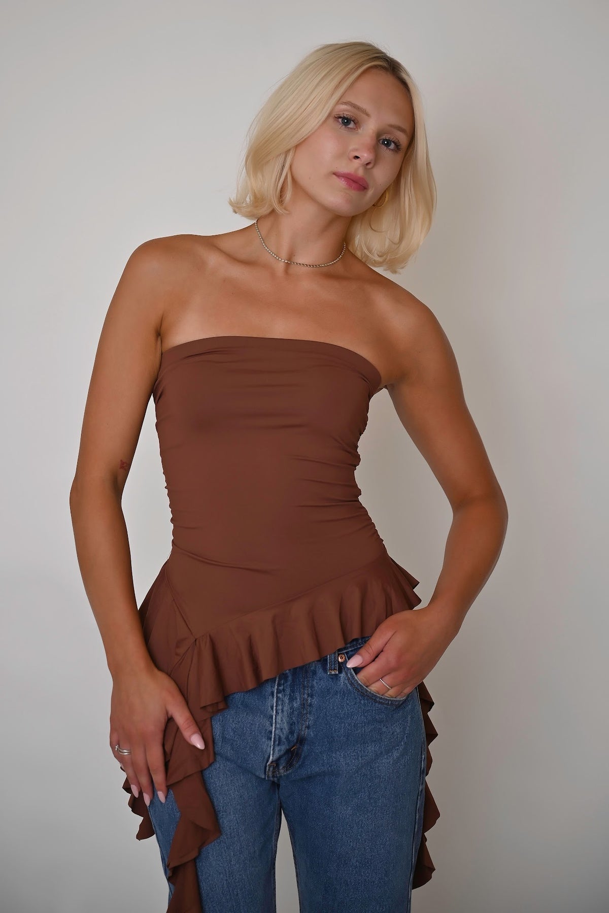 Bella Espresso Tube Top