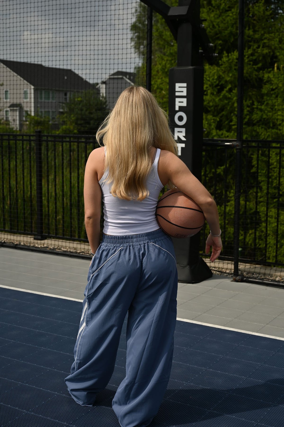 Nylon Track Pants