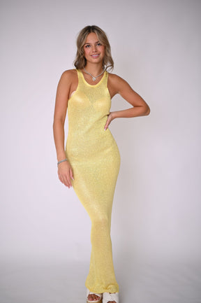 Yellow Baddie Dress