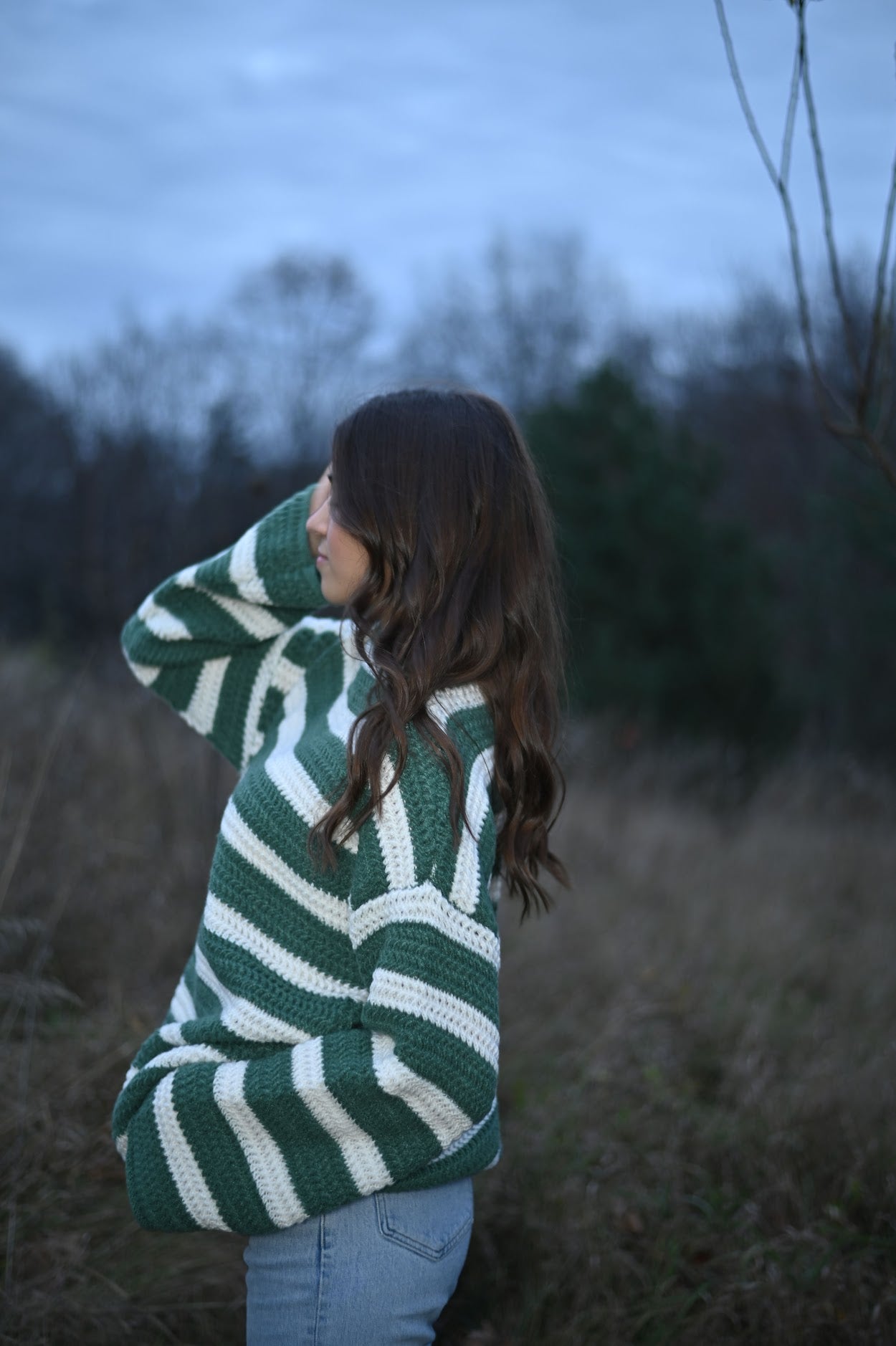 Striped Pullover Sweater