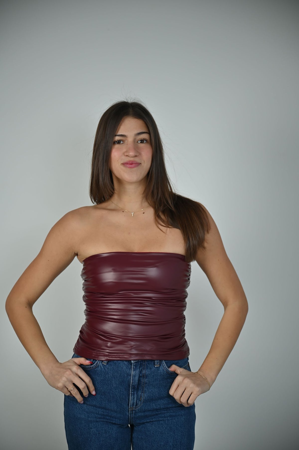 Going Out Tube Top- Red