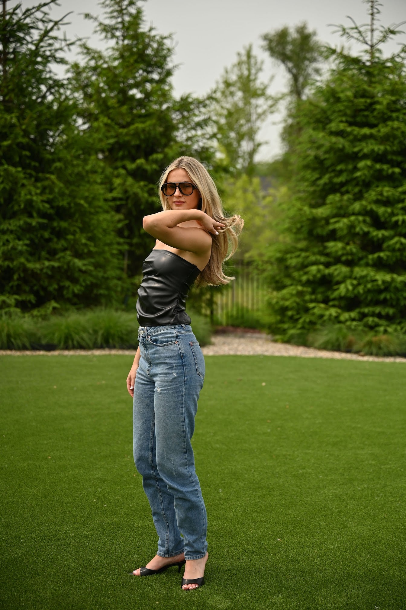 Going Out Tube Top- Black