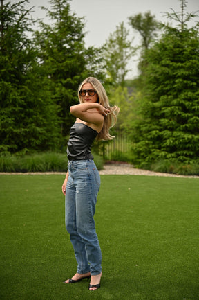 Going Out Tube Top- Black