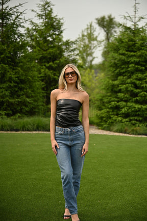 Going Out Tube Top- Black
