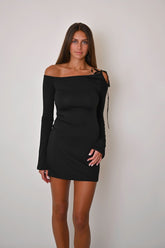 Bow Shoulder Dress