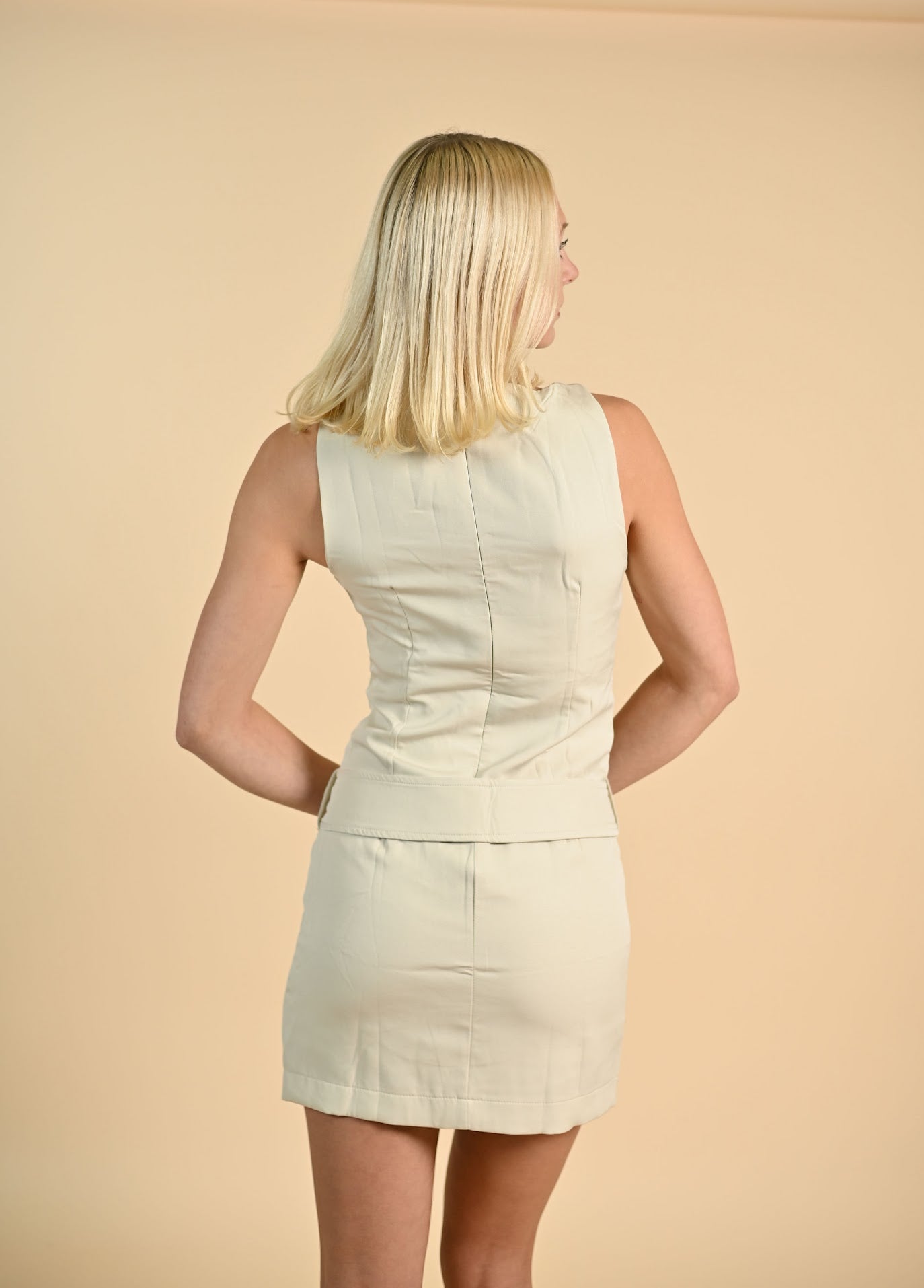 New York City Dress- Cream