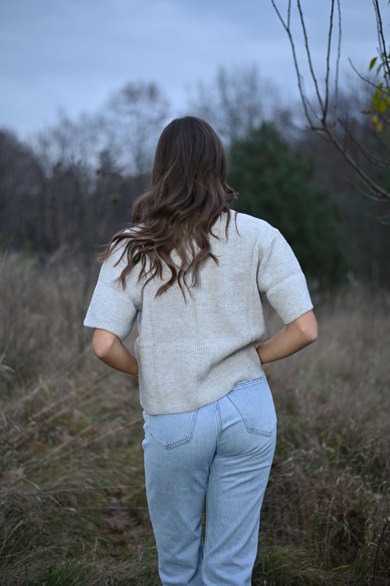 Office Cardigan- Grey