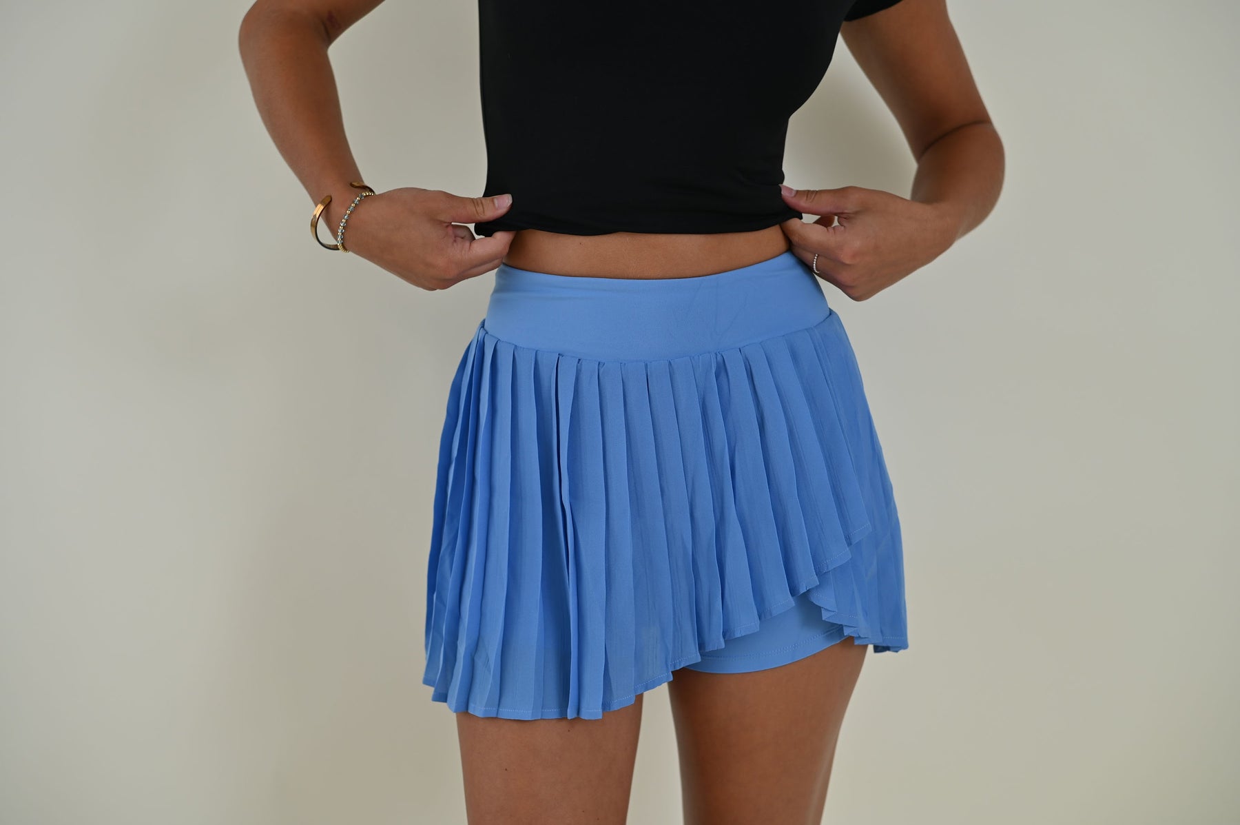 Ruffle Skirt- Blue