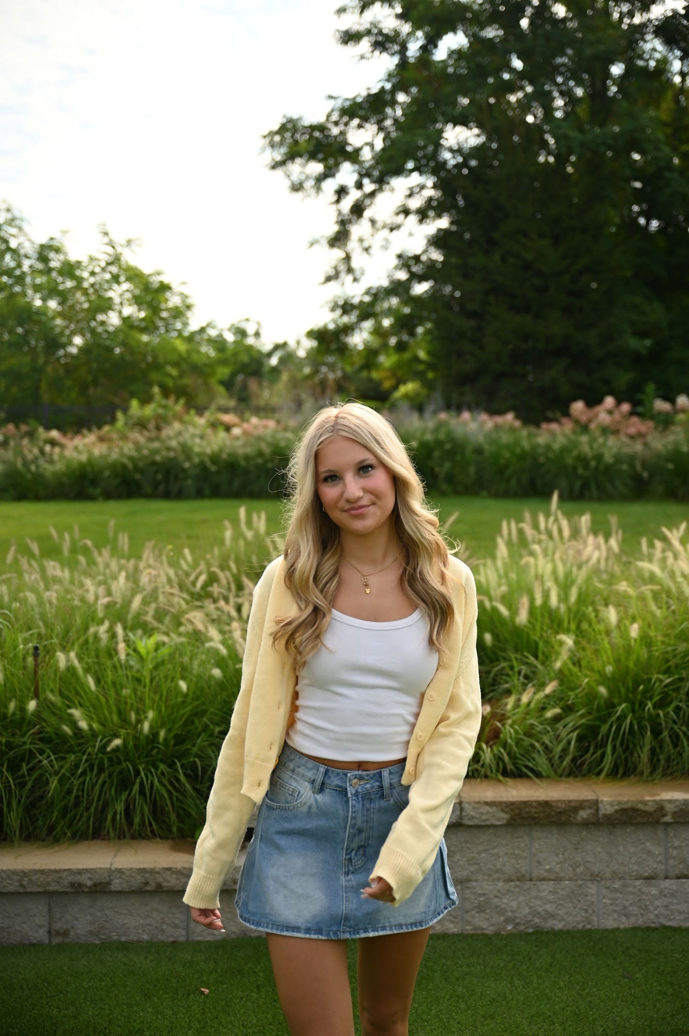 Basic Cardigan- Yellow