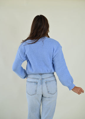 Pastel Cardigan- Blue