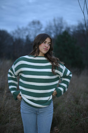 Striped Pullover Sweater