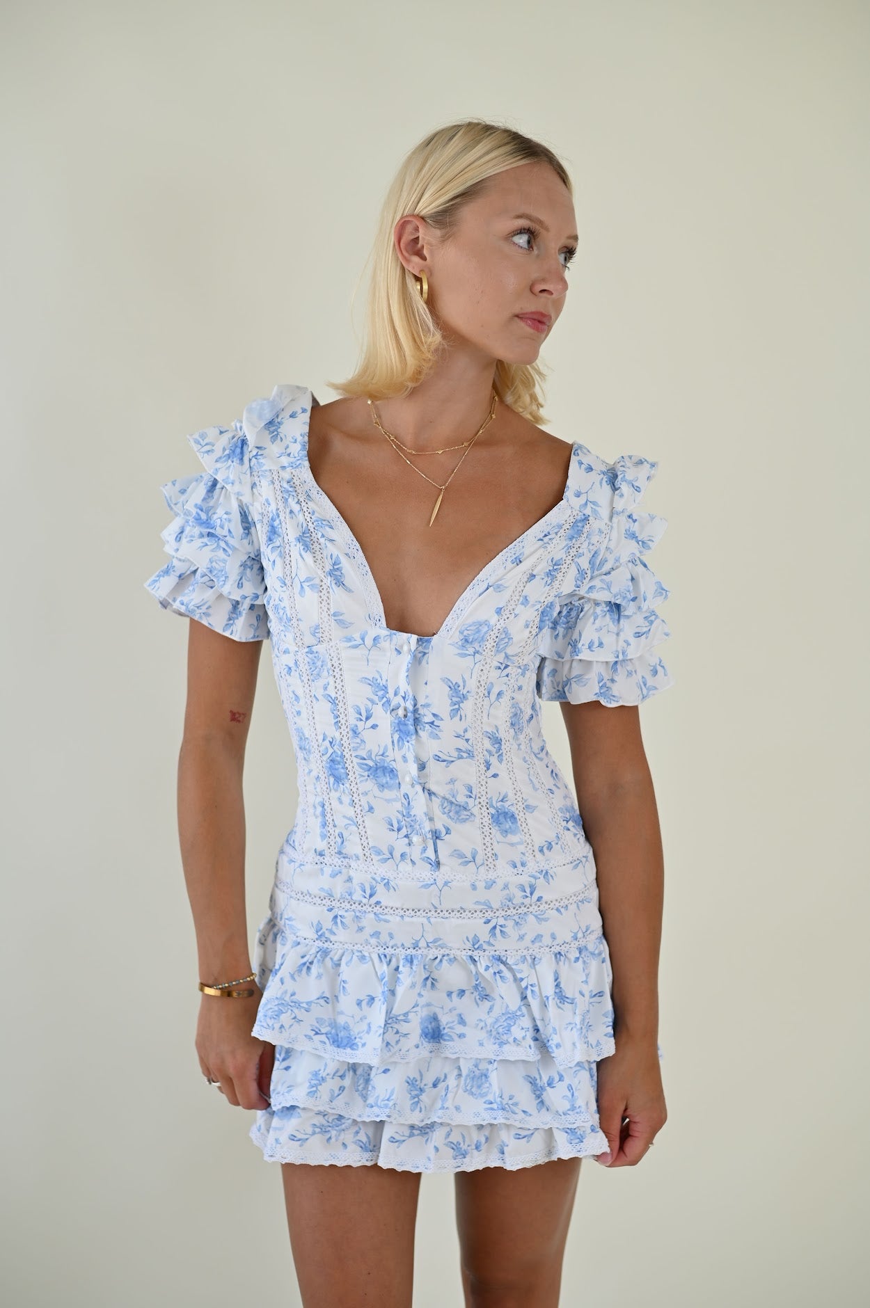 Dream Sky Dress- Blue