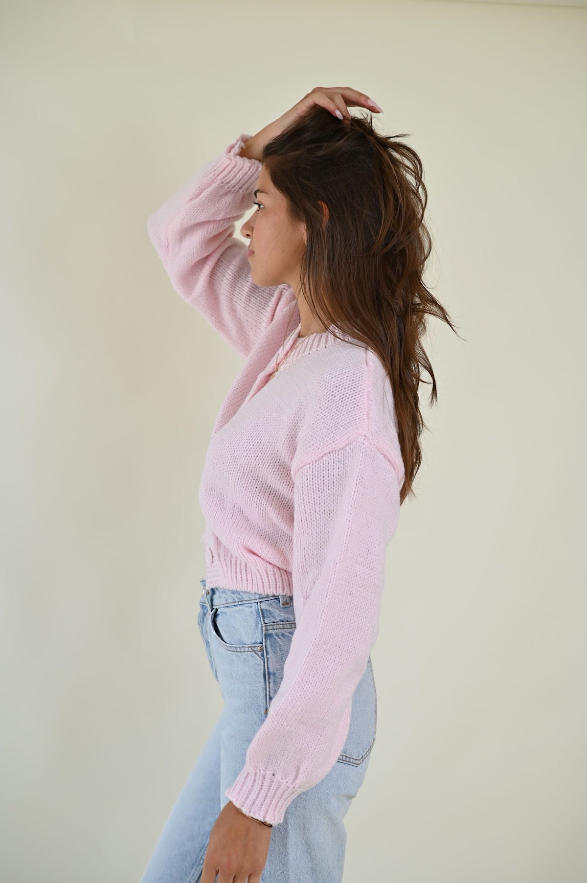 Pastel Cardigan- Pink