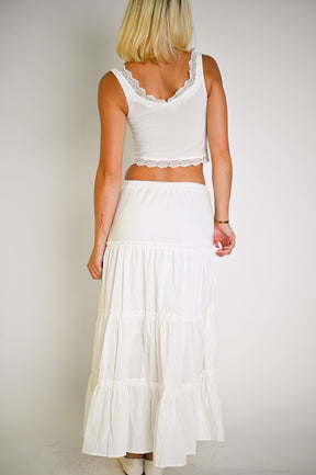 Ivory Maxi Skirt