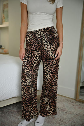 Cheetah Print Pj Pants