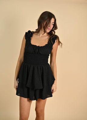 Cake Romper - Black