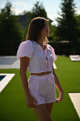 Gingham Baby Two Piece