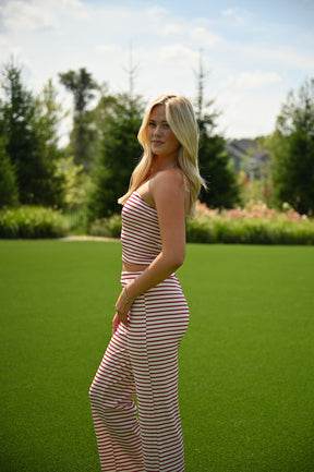 Stripe Summer Set- Red