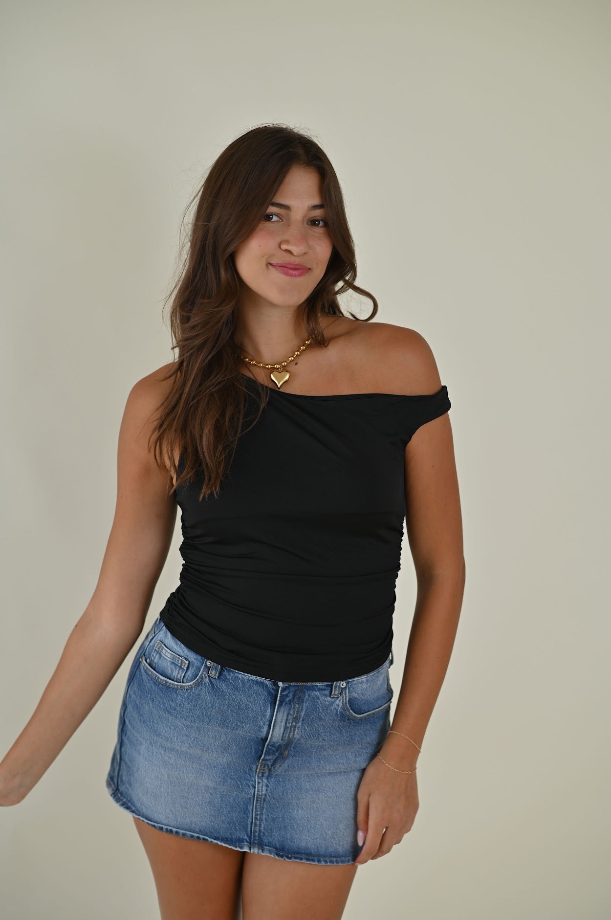 Saddie Top- Black