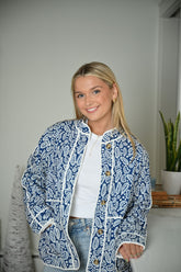 Blue Paisley Jacket