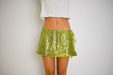 Green Mini Skirt