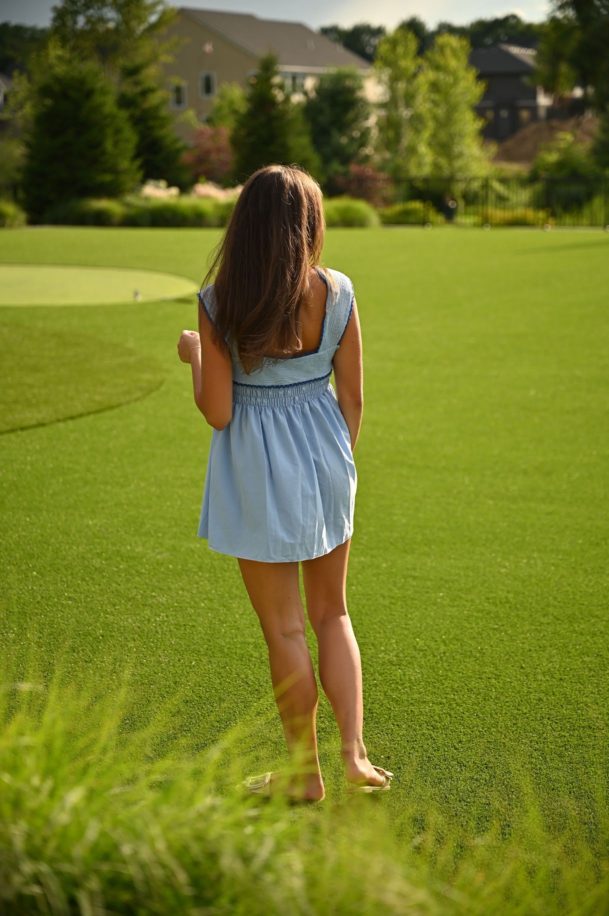 Linen Baby Doll Dress