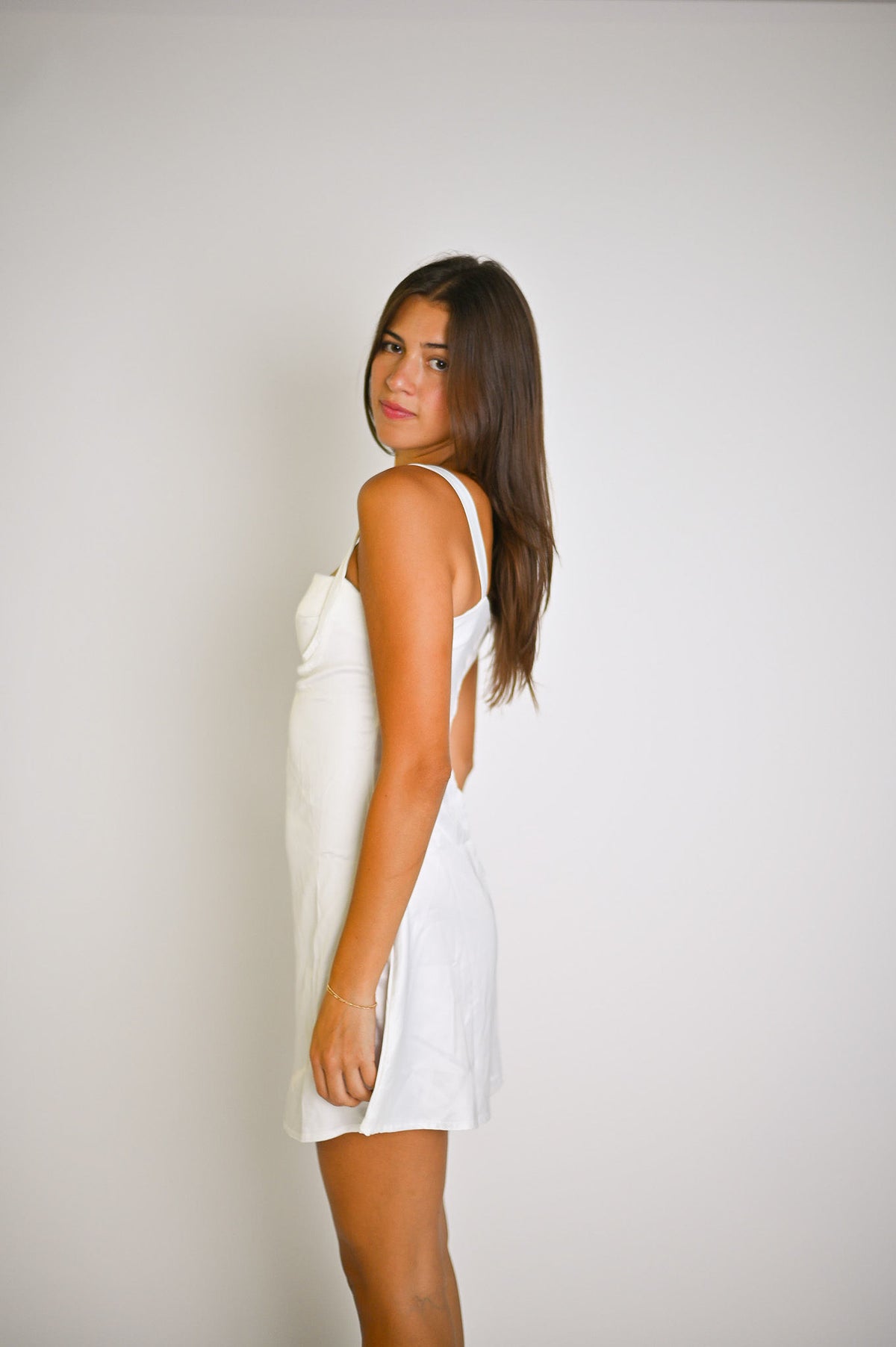 Kara Mini Dress - White