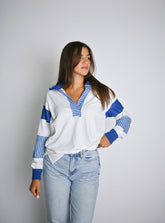 Vogue Sweater- Blue