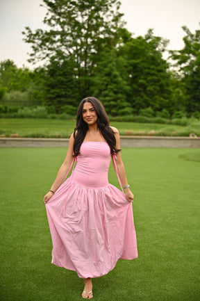 Twinkle Tease Dress- Pink