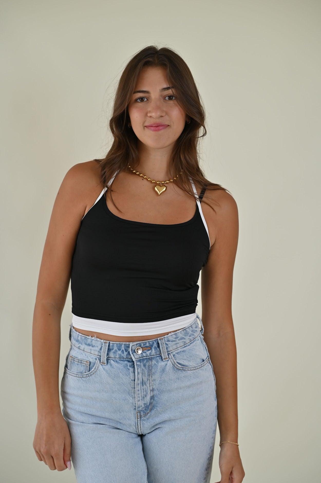 August Crop Top- Black