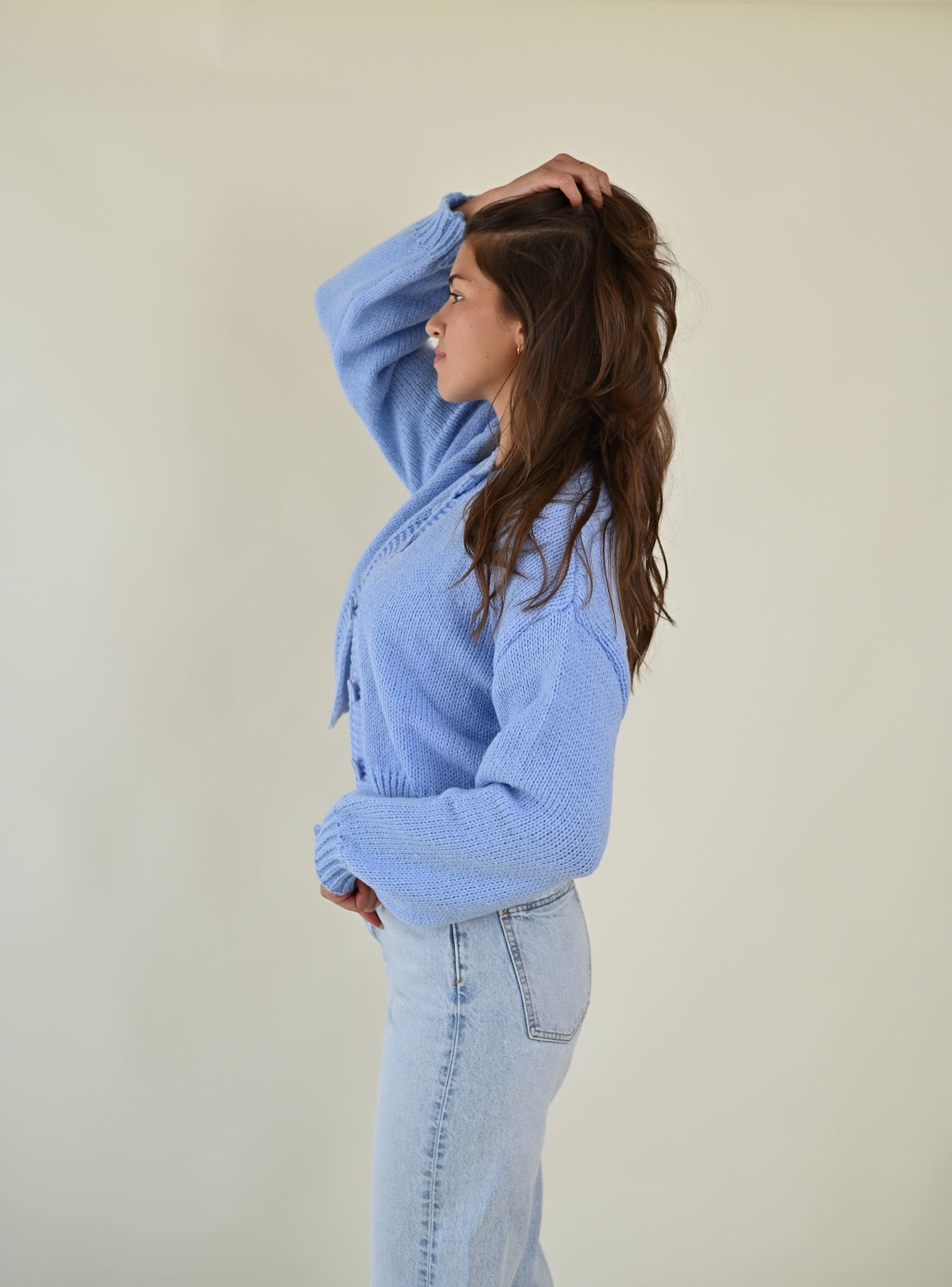 Pastel Cardigan- Blue