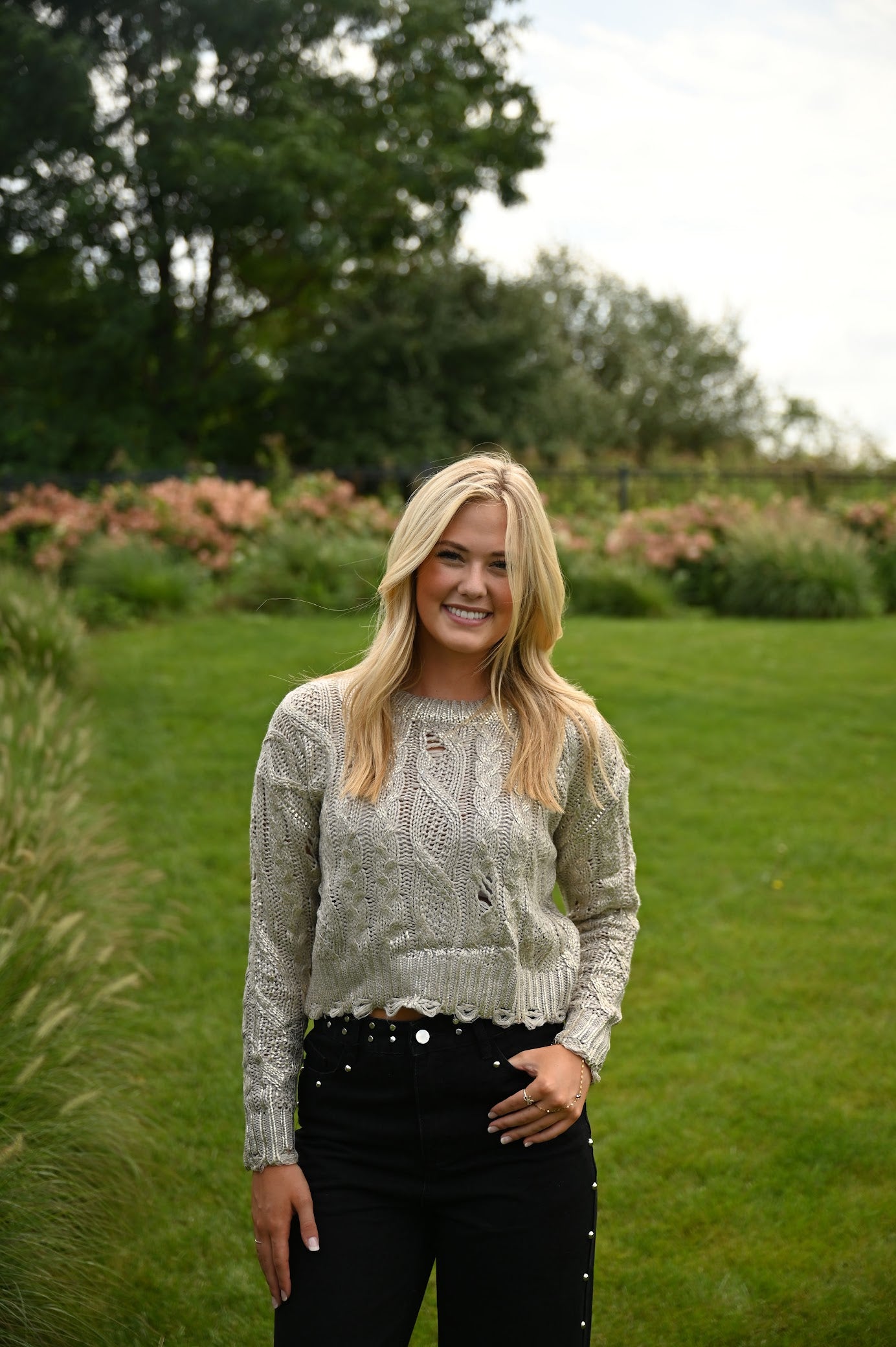 Metallic Sweater