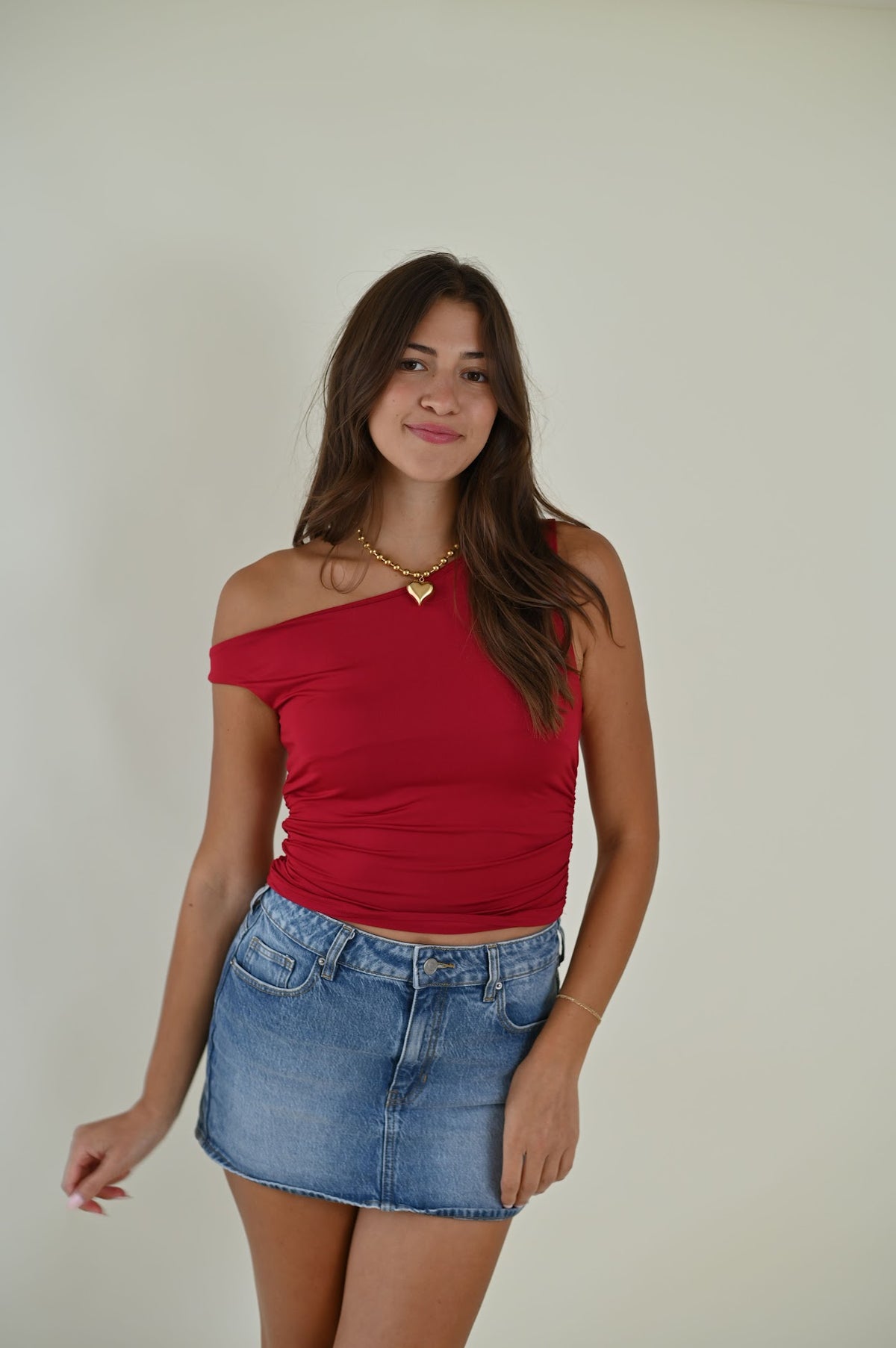 Saddie Top- Red