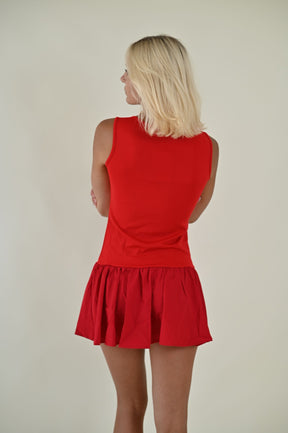 Naples Dress- Red