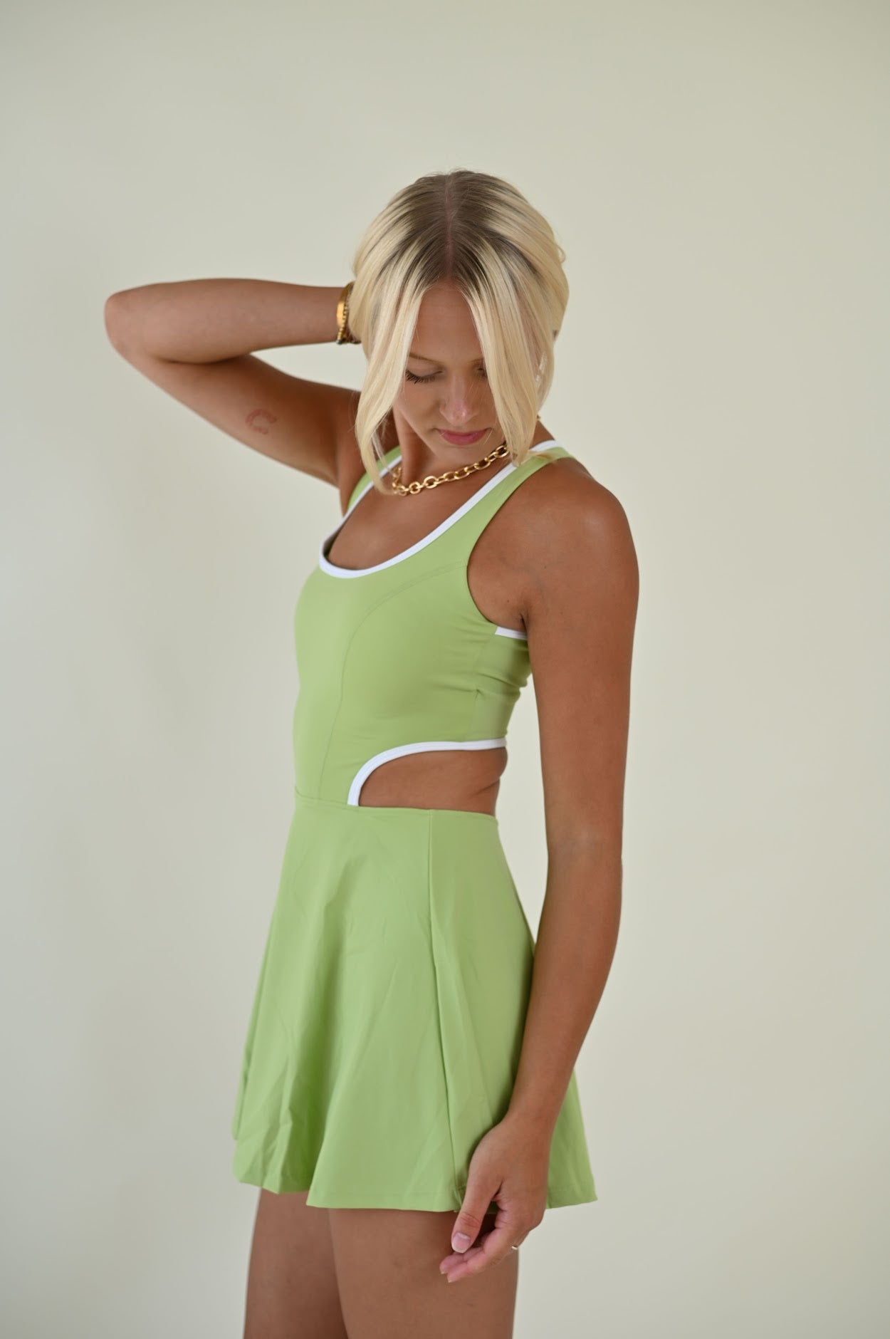 April Tennis Dress- Green