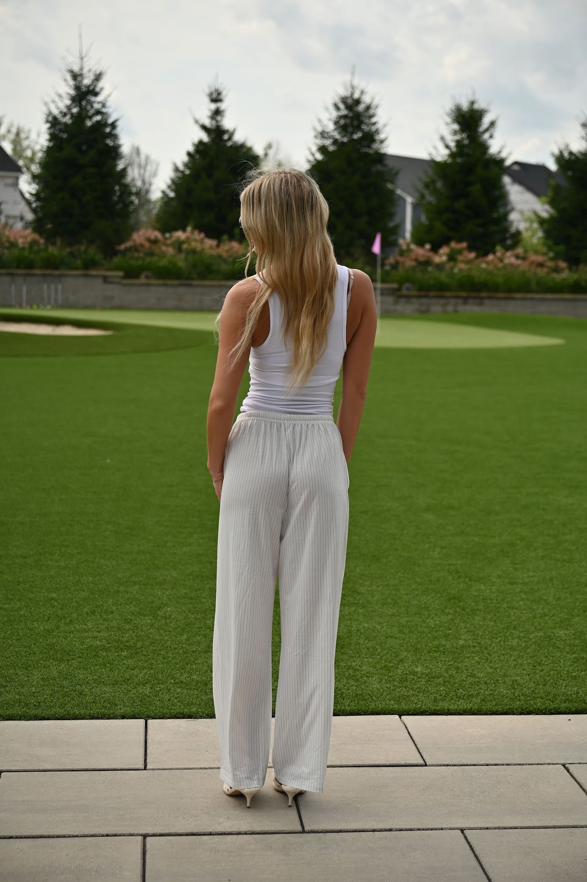 Linen Pants- Stripe