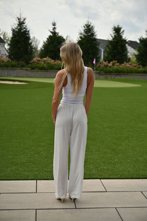 Linen Pants- Stripe
