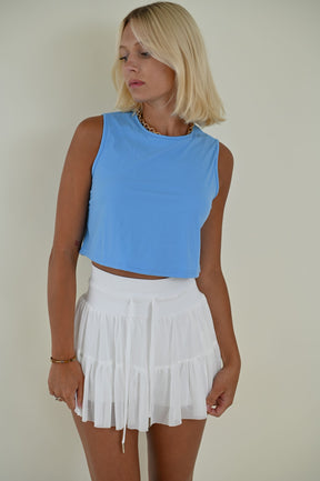 Court Tank- Blue