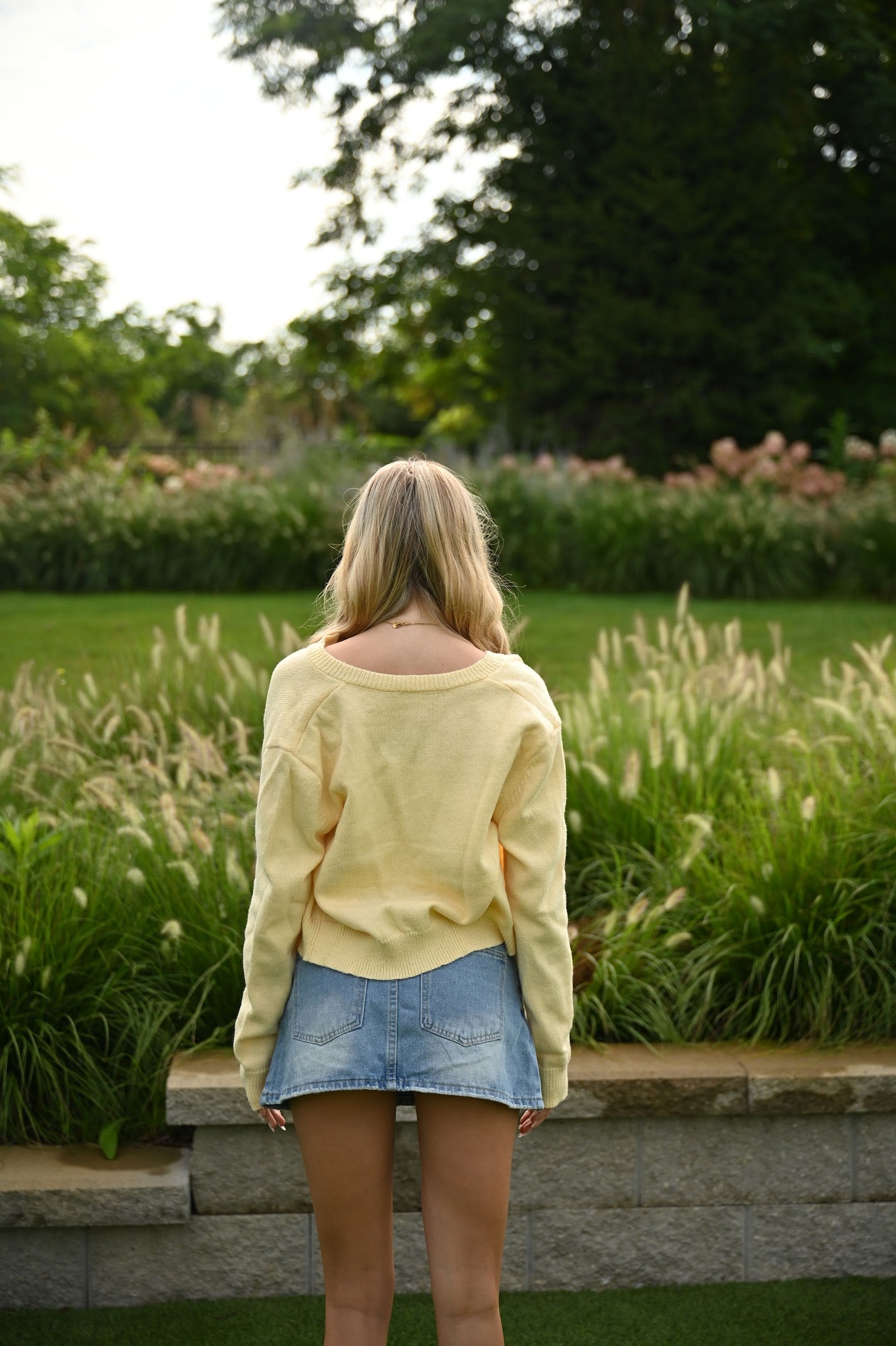 Basic Cardigan- Yellow