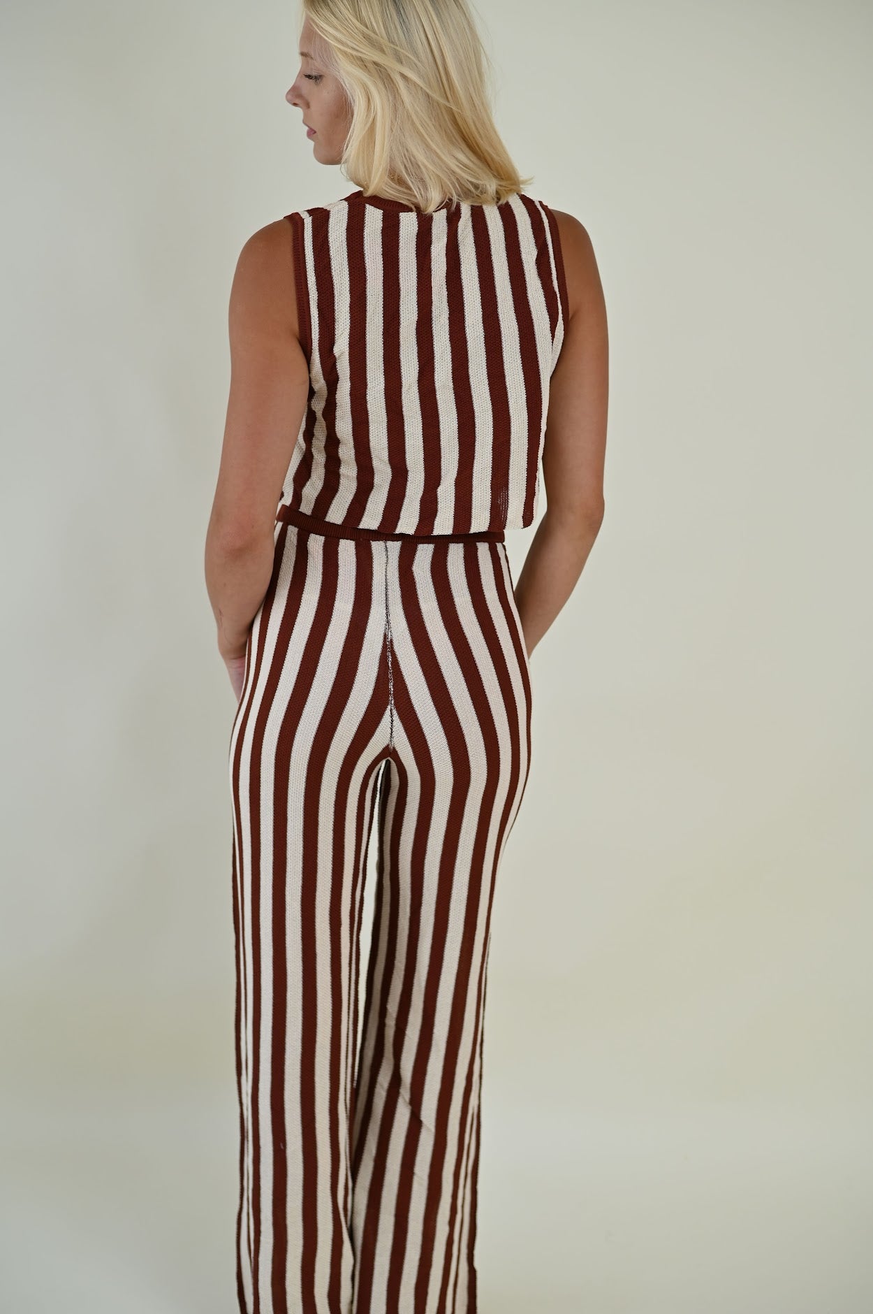 Urban Stripe Two-Piece Set