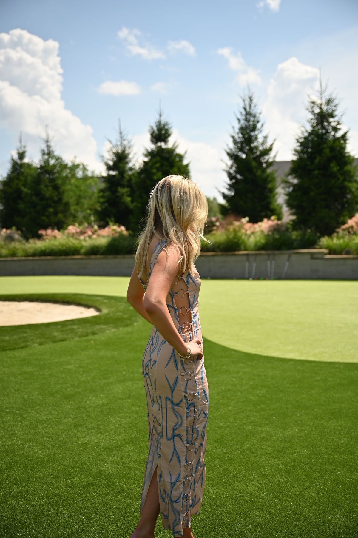 Hoop Dress - Orange