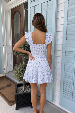 Poppy Dress - Blue