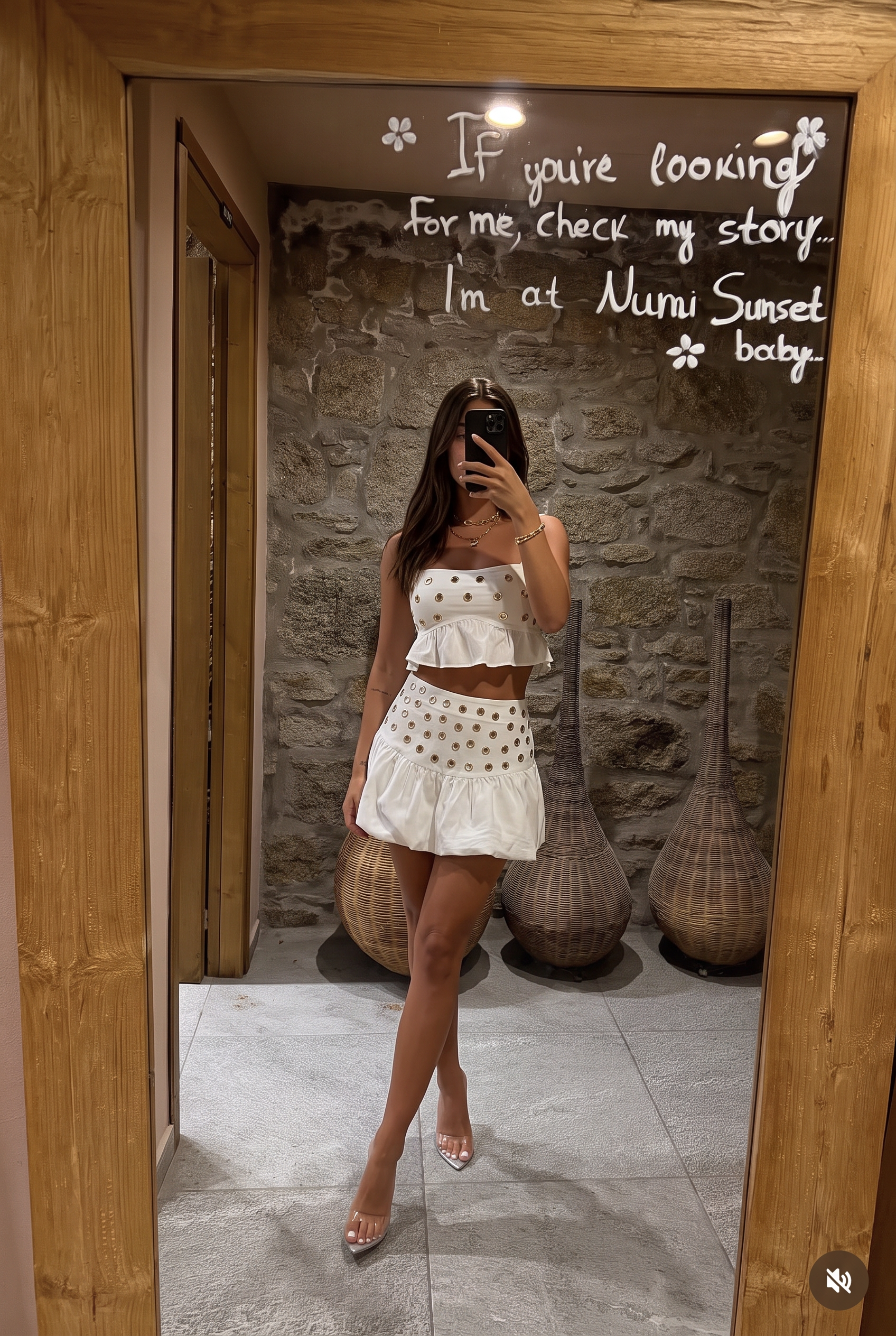 Isabelle Bubble Set - White